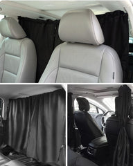 FRYQ privacy curtains offer sun shade and privacy during travel