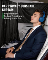 FRYQ side window sunshade blocks glare for a cooler ride