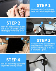 FRYQ storage bag included for neat car organization