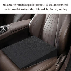 FSTURIOS rear seat rest area demonstrating a flat surface for relaxing breaks
