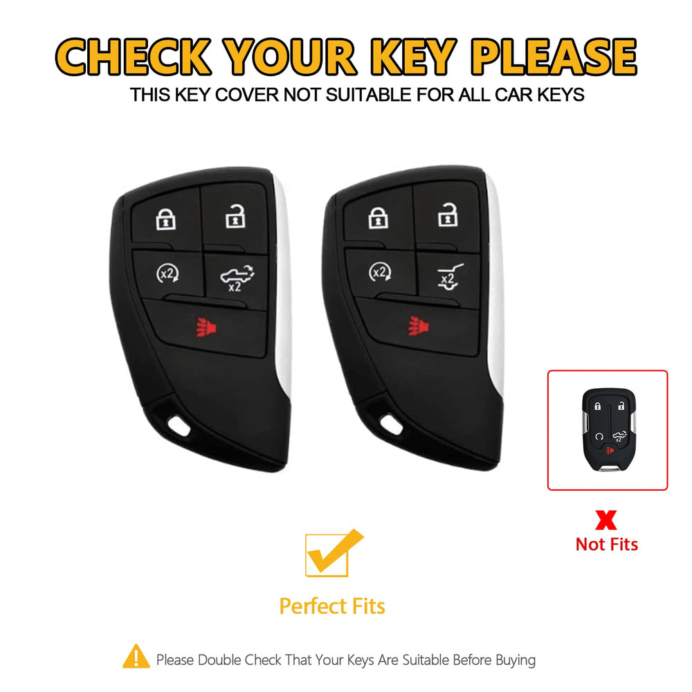 FT FUNTOR GMC Yukon Denali key fob cover guards against drops.