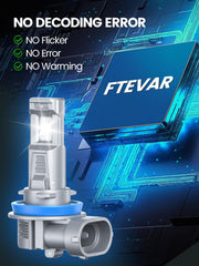 FTEVAR 9005 H11 plug-and-play installation for straightforward upgrades.