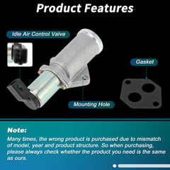 Closeup of FUELHOOD IAC mechanism for stable idle control