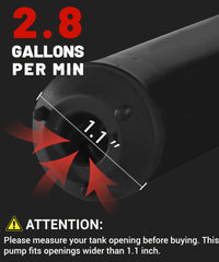 Fuelio pump is compact and portable for on-the-go fuel transfers.