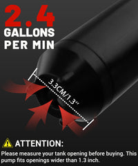 Fuelio durable, quiet pump design for home, garage, or shop.