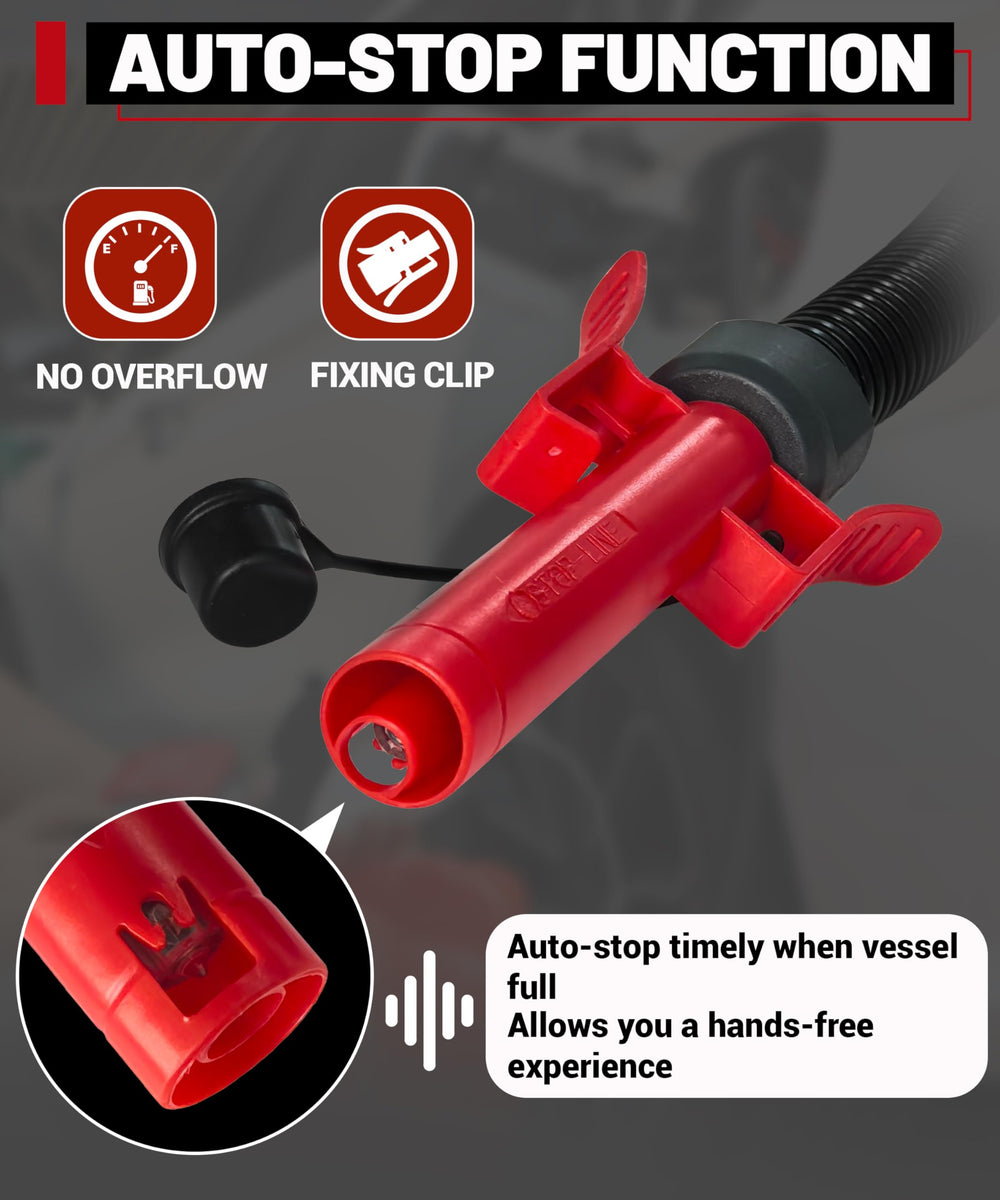 Fuelio pump with leak-proof connections for secure transfers