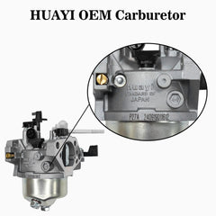 Installed Huayi P27A carburetor on Honda GX390 for easy mounting and compatibility