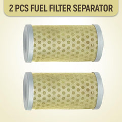 Fumin filter shown with hose connection close-up