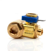 Fumoto F-107SX demonstrates 360-degree rotation for flexible oil drainage.