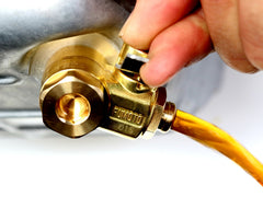 Compact packaging of F103SX valve with quick-start guide.