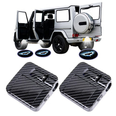 FUNGORGT car door logo light projector enhances visibility and style when opening the door.