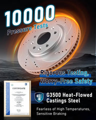 Quiet ceramic brake pads from Funire in a representative test setup