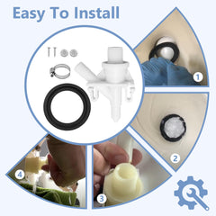 Funmit included hardware and filters for easy maintenance.