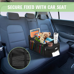 FUNNy elf multiple compartments and pockets help keep toys and snacks organized