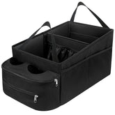 FUNNy elf passenger-seat organizer front view with convenient storage for essentials