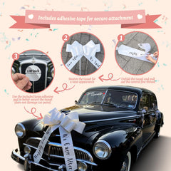 Funtinshdy 19-7ft long ribbon offers versatile decorating options for the car.