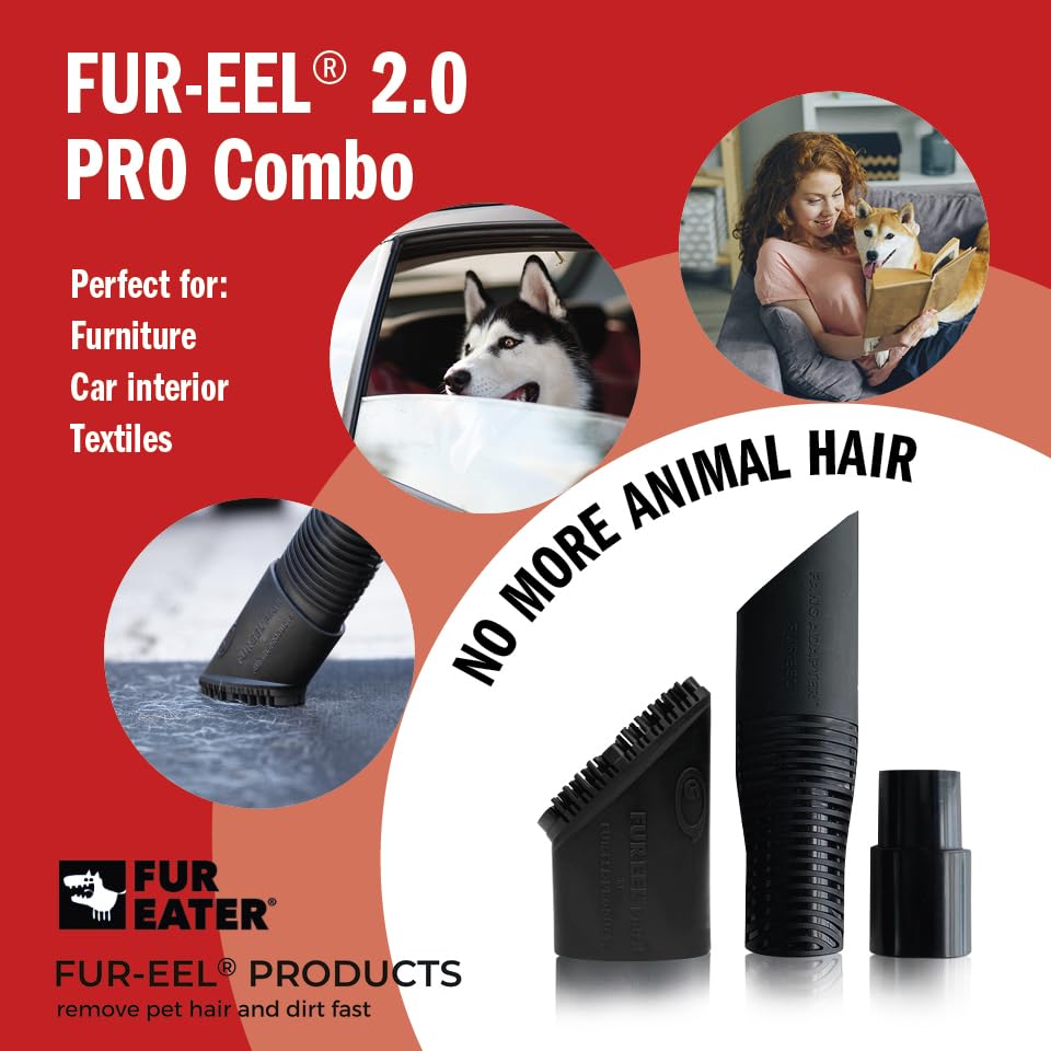 FUR-EEL Pro 2.0 removes hair from seats and trunks