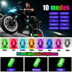 Furlerkam wireless LED lights show 8 colors on exterior for mood lighting
