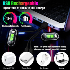 Furlerkam wireless LED lights red warning flash for emergencies