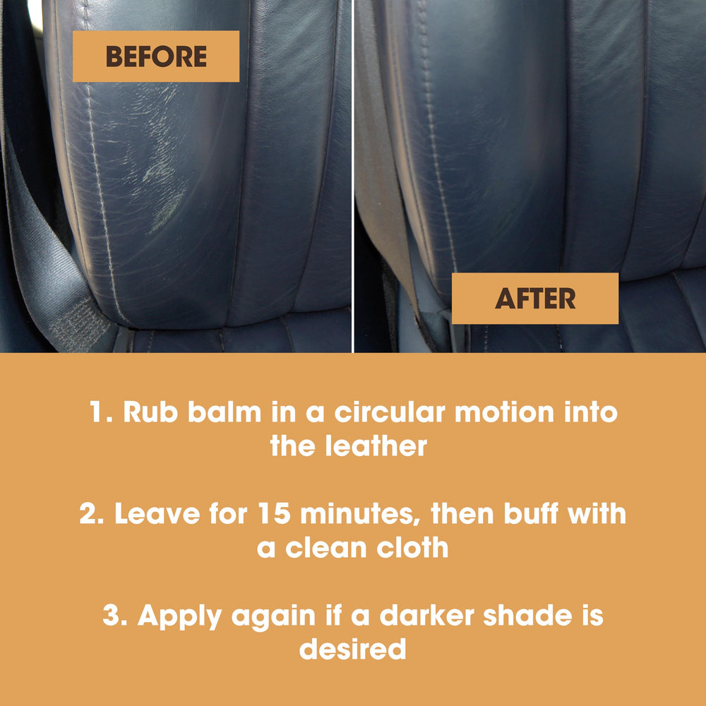 Car seats and couches restored with Furniture Clinic leather solution