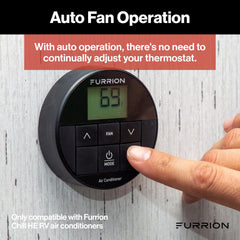 Furrion Chill HE thermostat compatible with Chill HE systems for cohesive control
