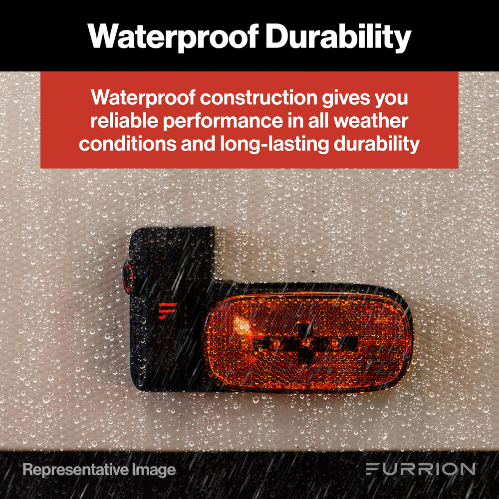 Furrion Vision S+ built-in marker lights boost road visibility.