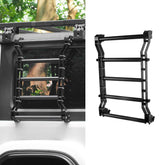 FURYENGRAVER rear window ladder hugs Wrangler for reduced wind noise