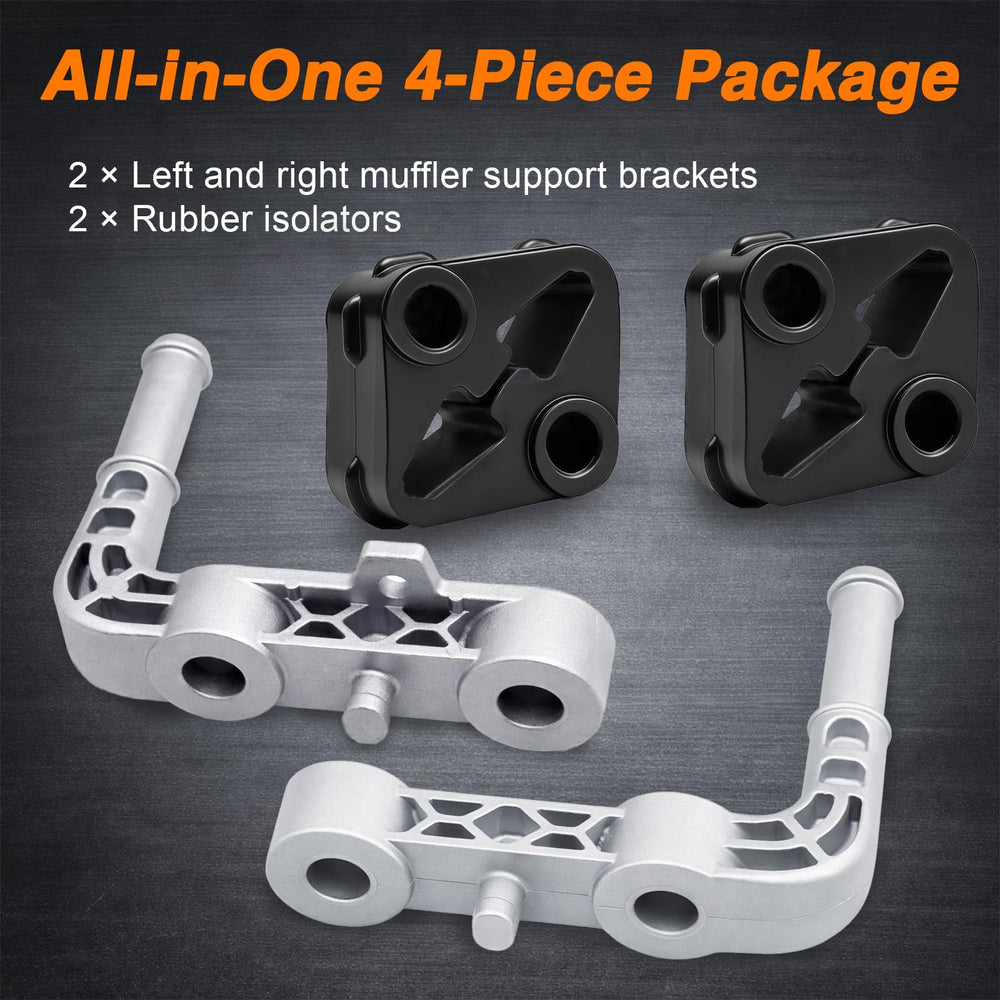 FUSCH EPDM rubber isolator dampens vibrations for exhaust performance.