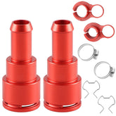 FUSCH aluminium heater hose connector pair for durable 3/4in x 5/8in hose