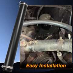 FUSCH one and half inch ID fits standard fuel fillers for easy compatibility.