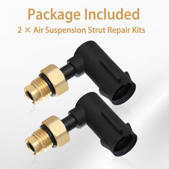 Contains two repair kits for complete, dependable replacements.