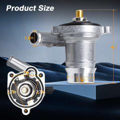 FUSCH aluminum thermostat housing for Chevy Sonic enables precise temperature regulation.