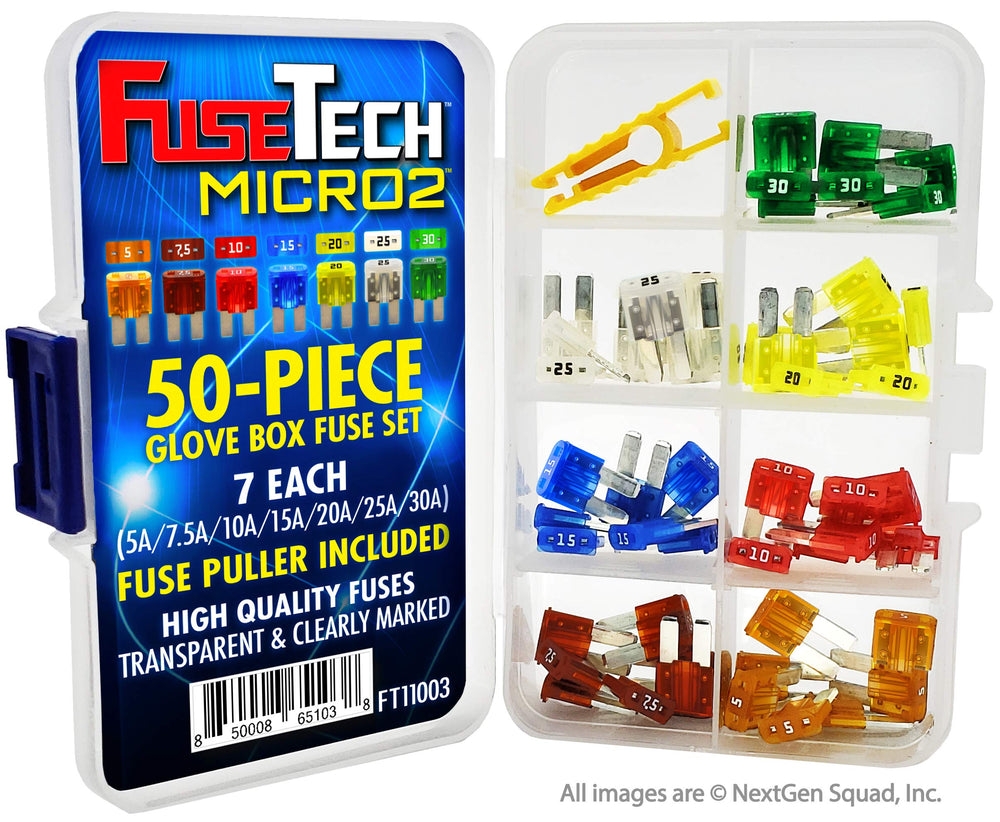FuseTech Micro2 5A tan fuse for clear amperage visibility and reliable circuit protection
