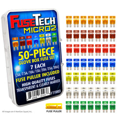 FuseTech Micro2 ATR fuse set box and puller for quick roadside replacements