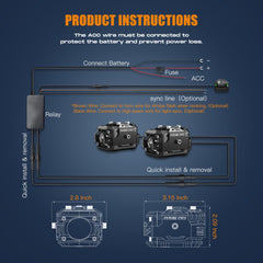 Future Eyes durable aluminum LED fog light designed for off-road use