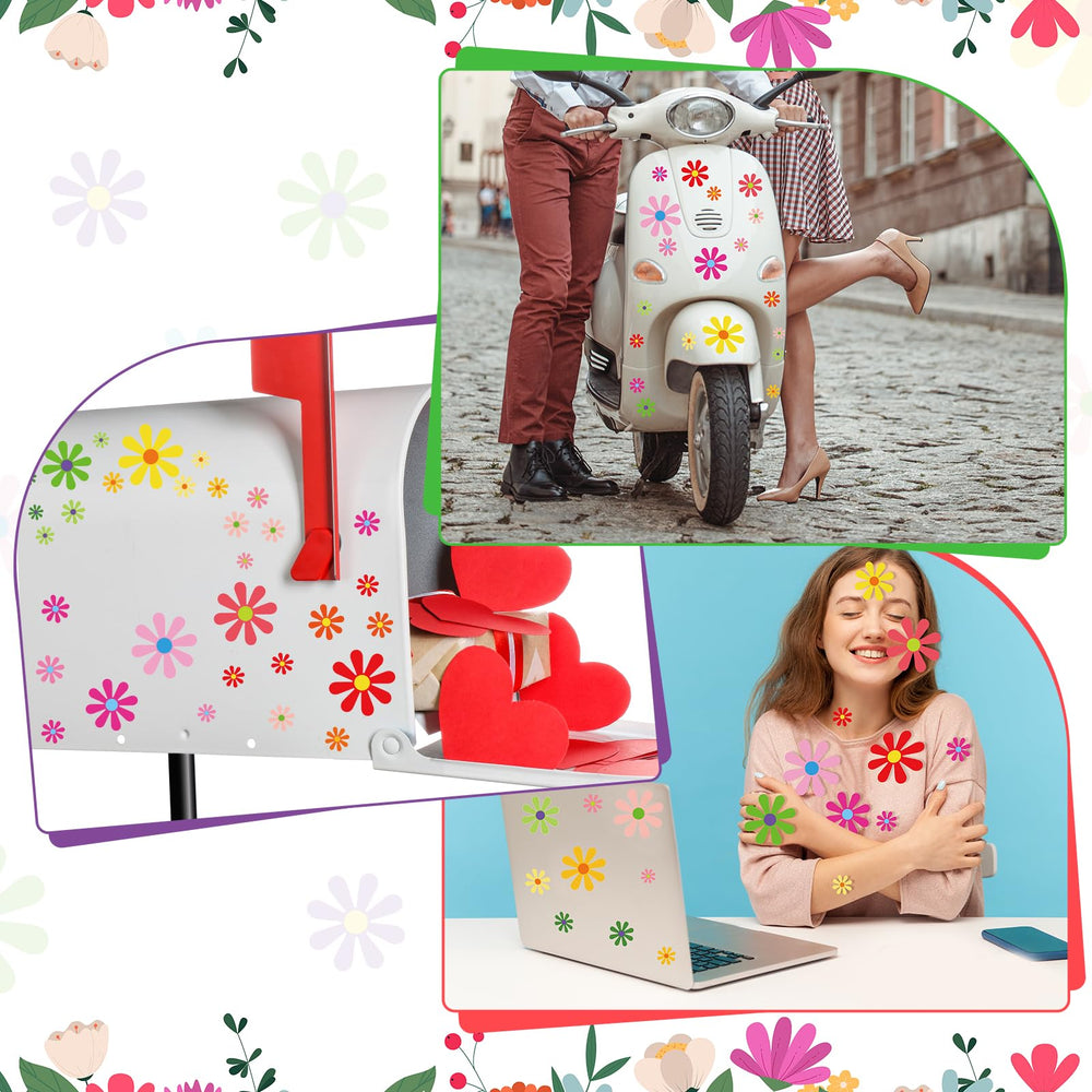 Fuutreo daisies brighten walls, laptops, and more with bold flowers