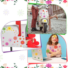 Fuutreo daisies brighten walls, laptops, and more with bold flowers