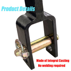 FUYEAR Category 1 tractor hitch compatibility with snow plows and mowers