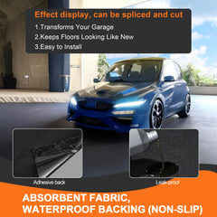 Absorbs oil, water, and automotive fluids efficiently on driveways.
