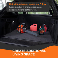 Cut to fit your space for a custom garage solution.