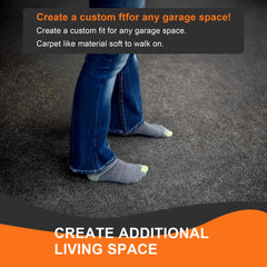 Non-slip backing keeps the mat securely in place.