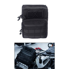 FVMOTO bar handlebag mounted on Harley for easy access on rides
