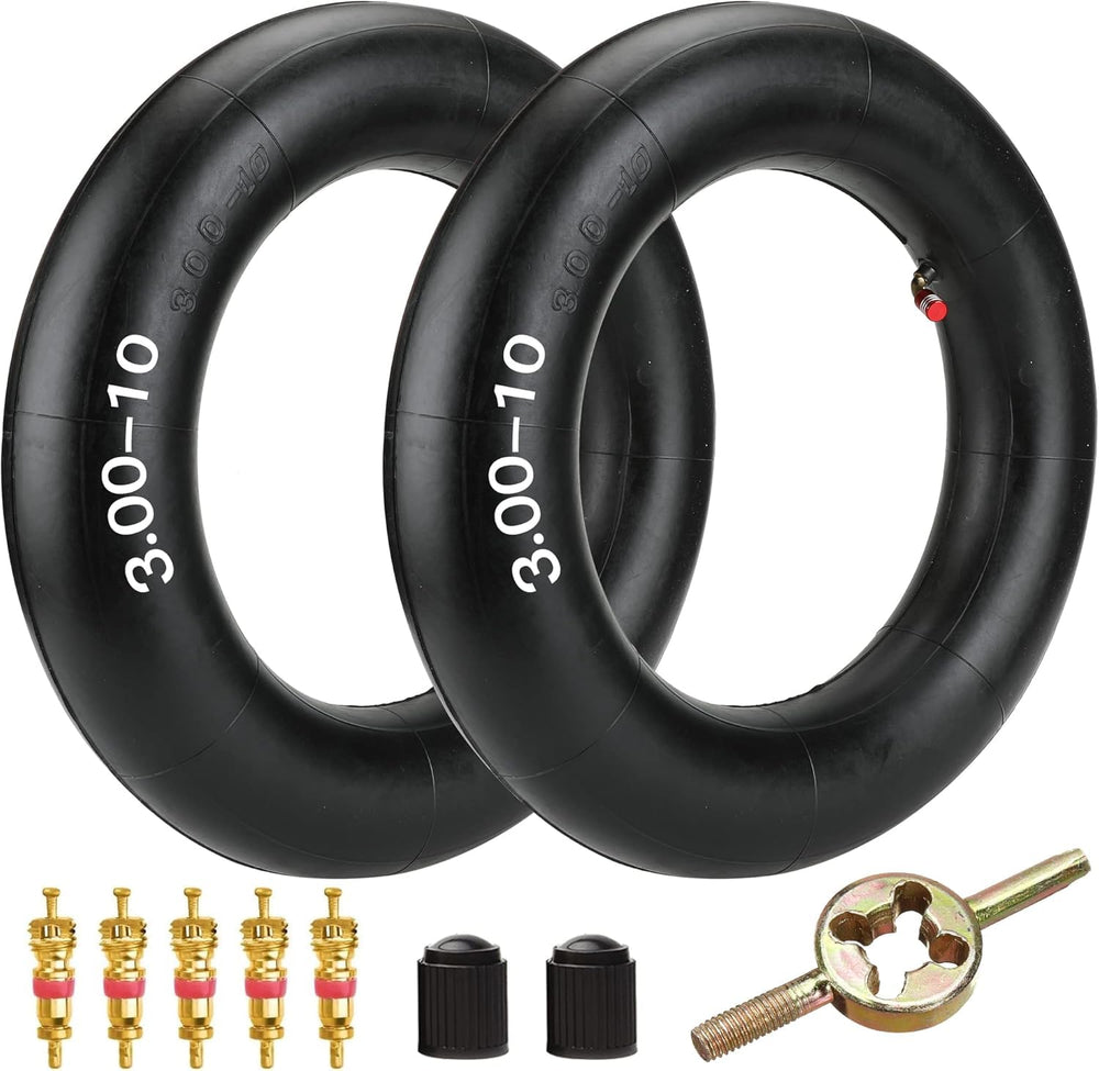 FVRITO 3.00-10 inner tube with Bent Valve Stem for reliable inflation