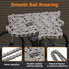 FVRITO 415 chain installation steps illustration for quick setup