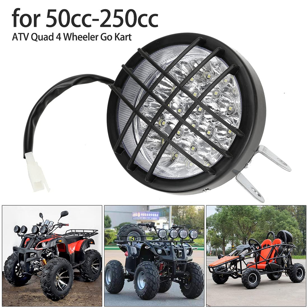 FVRITO ABS plastic headlight housing for durable ATV lighting