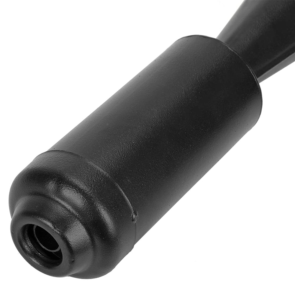 FVRITO black-finish-exhaust-pipe offers a clean, sleek look