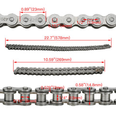 FVRITO chain breaker tool included for easy installation and maintenance.