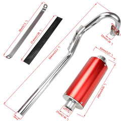 FVRITO exhaust head pipe with included components for complete installation