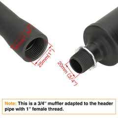 Noise reduction benefits with quieter operation for trails and yards.