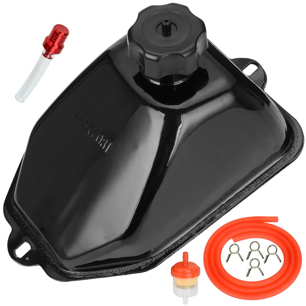 FVRITO metal gas tank for 50-125cc ATVs with durable metal construction.
